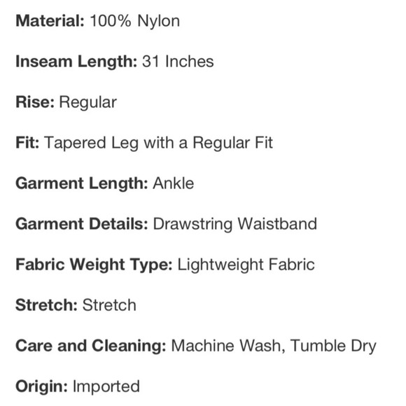 Diane Von Furstenberg Light Weight Windbreaker Athletic Utility Cargo Pants NWOT - Picture 10 of 11